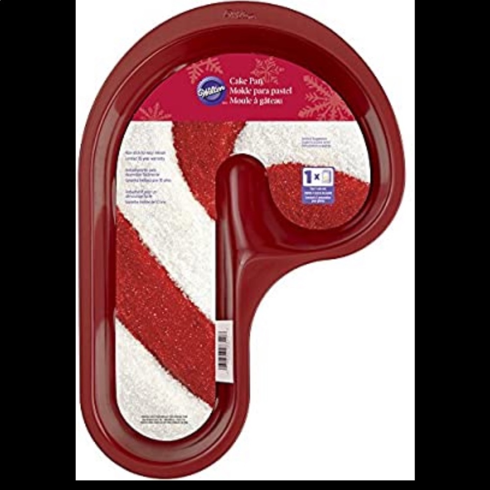 Wilson Candy Cane Red Cake Pan Christmas Santa New with out Product Label